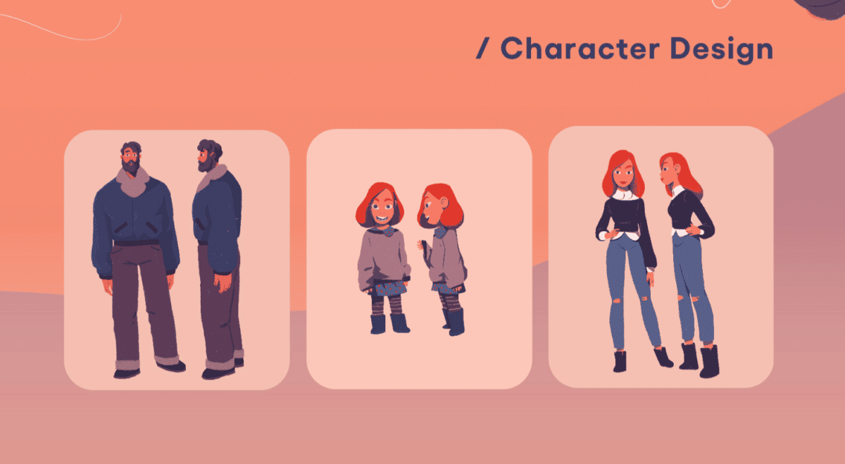 images of character designs