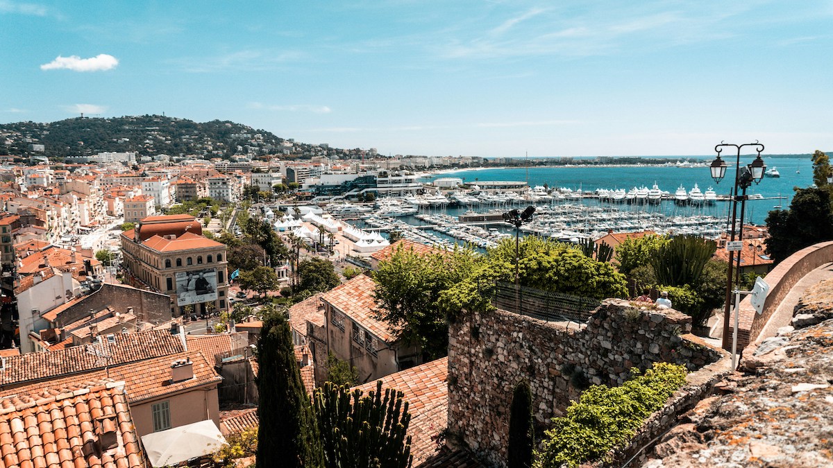 A town in the French Riviera