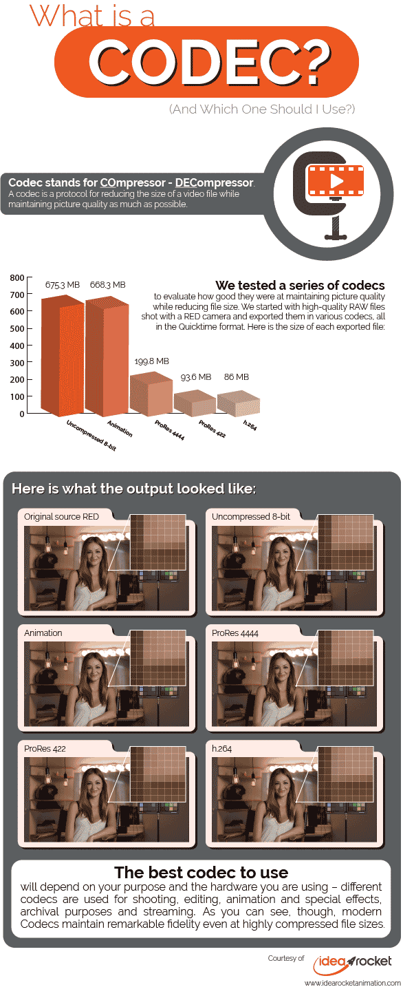 Codec infographic