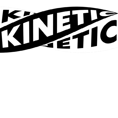 animated gif of the words Kinetic Typography